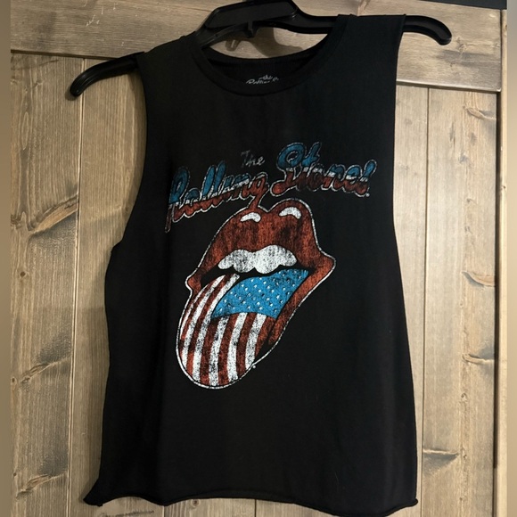 The Rolling Stones Black Graphic Tank - Picture 1 of 2